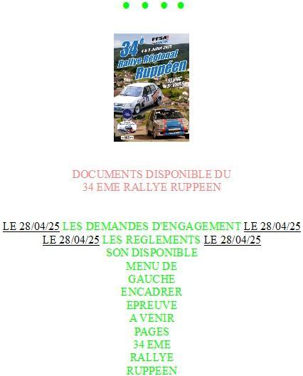 Acceuil rallye ruppeen 1