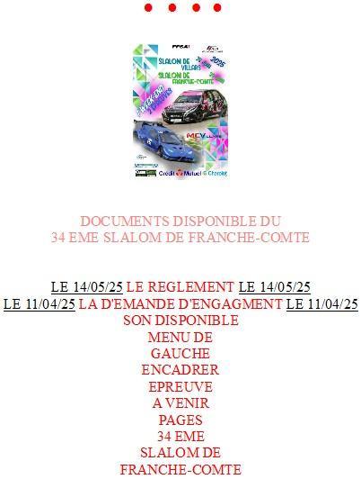 Acceuil slalom de franche comte 2