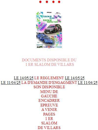 Acceuil slalom de villars 2