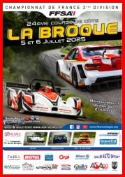 Affiche course de cote de la broque rouge