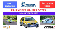 Affiche rallye des hautes cote asac bourgogne jpg