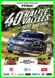 Affiche rallye des vallees verte