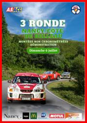 Affiche ronde nancy cote de belleau rouge